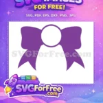 Free Purple Ribbon Free Cheerleading Sports Free SVG - Instant Download