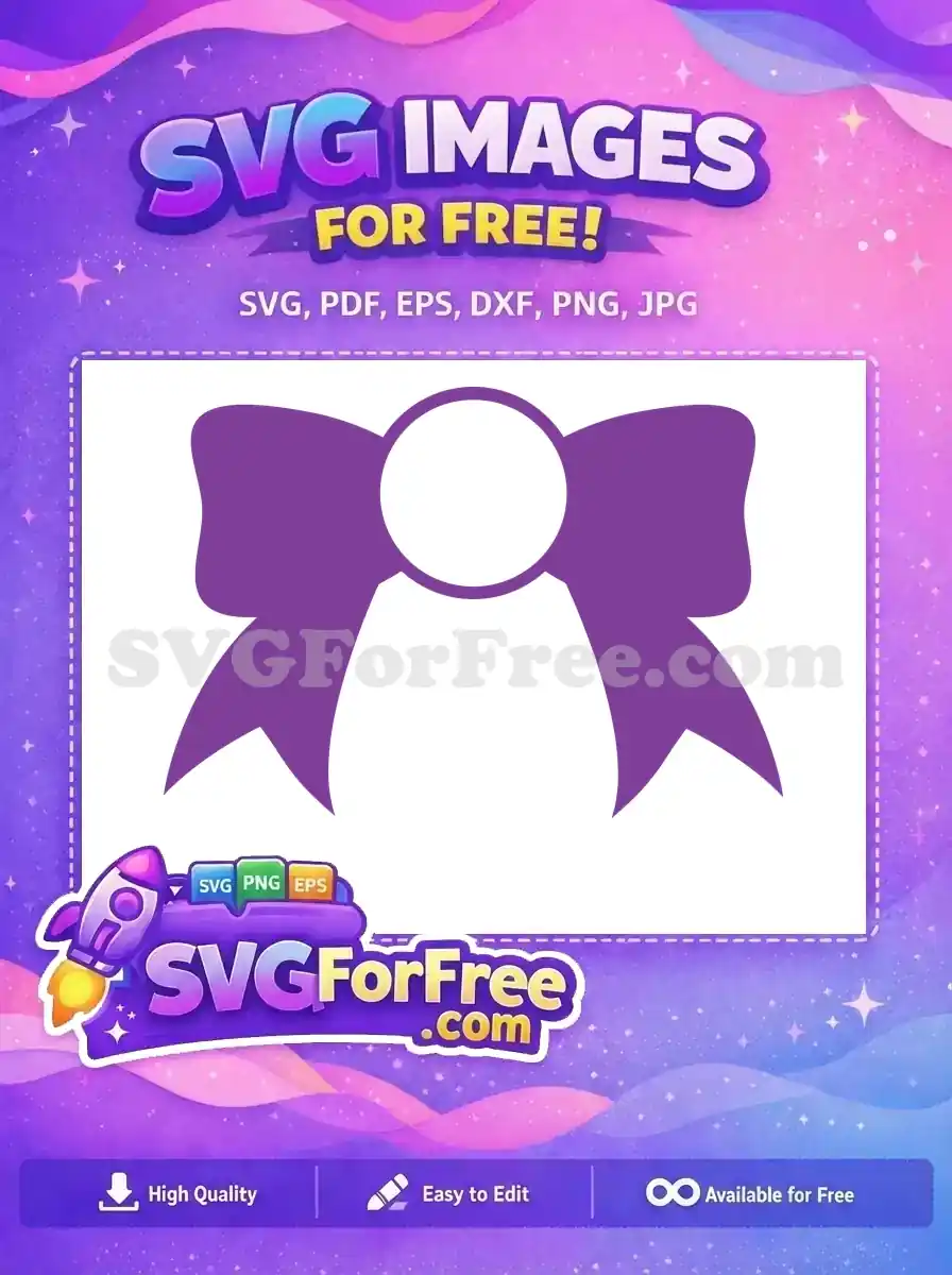 Free Purple Ribbon Free Cheerleading Sports Free SVG