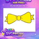 Free Yellow Ribbon Free Decoration Sports Logos Free SVG - Instant Download