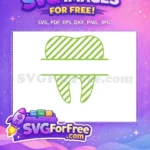Free Green Tooth Free Dental Sports Logos Free SVG - Instant Download