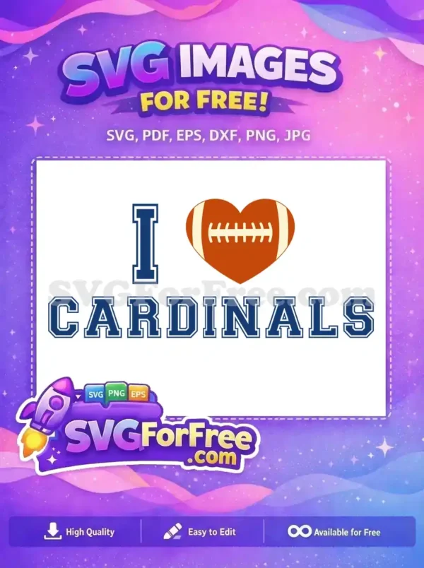 Free Football Heart Free Cardinals Graphic Sports Free SVG Free Football Heart Free Cardinals Graphic Sports Free SVG