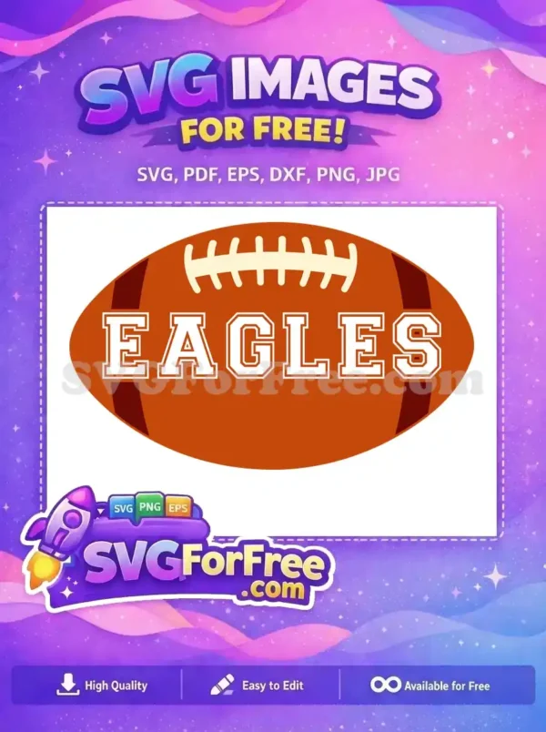 Free Eagles Football Free Sports Logo Decoration Free SVG