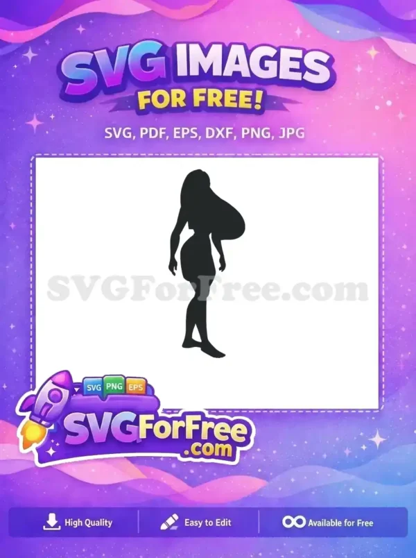 Free Silhouette Woman Free Posing Moana Free SVG