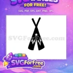 Free Black Tent Free Star Decorations Sports Free SVG - Instant Download
