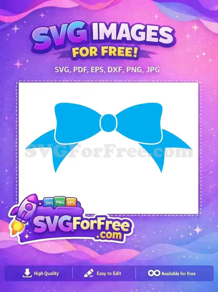 Free Light Blue Ribbon Free Elegant Bow Sports Free SVG