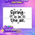 Free Black Flowers Free Spring Quote Spring Free SVG - Instant Download