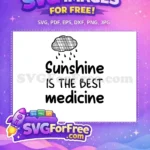 Free Rainy Cloud Free Sunshine Quote Spring Free SVG - Instant Download