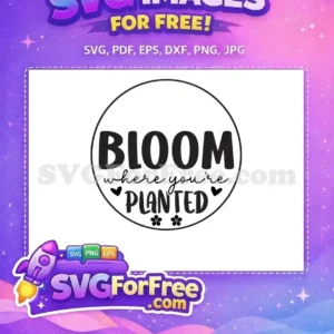 Free Bloom Planted Free Hearts Flowers Spring Free SVG