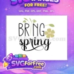 Free Blooming Plants Free Floral Design Spring Quotes Free SVG - Instant Download