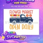 Free Truck Tulips Free Flower Market Spring Quotes Free SVG - Instant Download