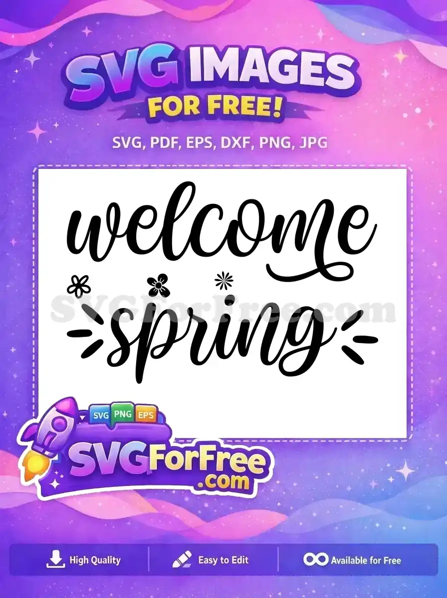 Free Spring Floral Free Cute Flowers Quotes Free SVG