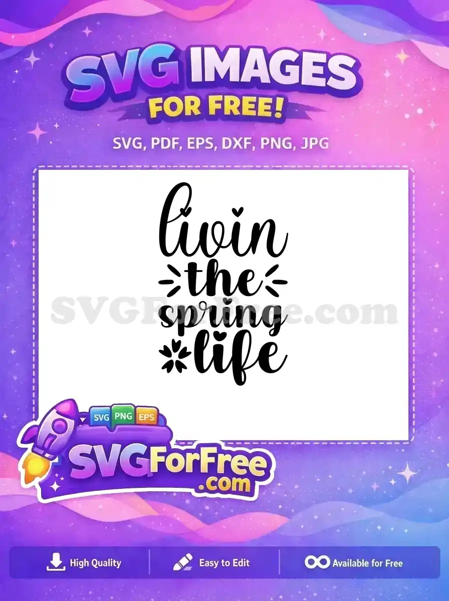 Free Spring Floral Free Cute Flower Spring Quotes Free SVG