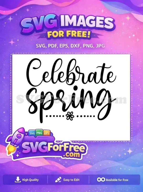 Free Spring Design Free Floral Decoration Spring Quotes Free SVG