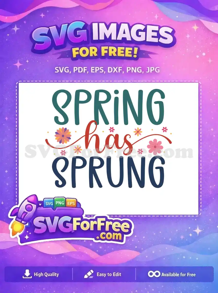 Free Teal Spring Free Red Has Sprung Quote Free SVG