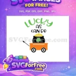 Free Pot of Gold Free Clover Saint Patrick's Free SVG - Instant Download