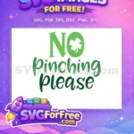 Free Clover Accent Free No Pinching St Patricks Free SVG 1 - Instant Download
