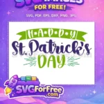 Free Green Banner Free Purple St Patricks Day Free SVG - Instant Download