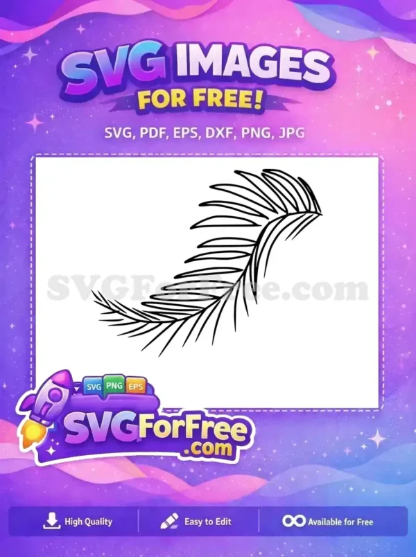 Free Exotic Branch Free Stamp Leaves Nature Free SVG