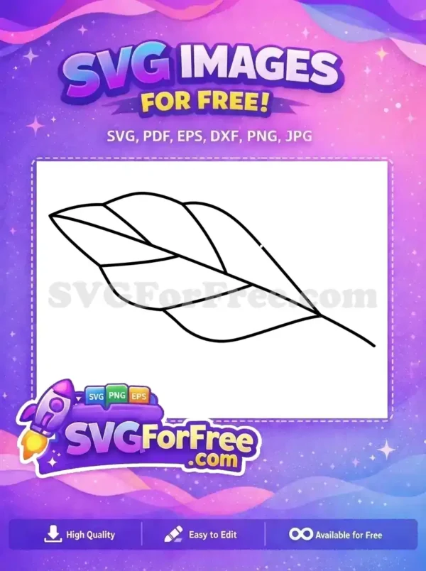 Free Black Outline Leaf Free Stamp Leaves Art Free SVG