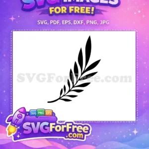 Free Black Leaves Free Stamp Leaves Category 1 Free SVG
