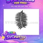 Free Stamp Leaves Free Detailed Pattern Fern Free SVG - Instant Download