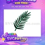 Free Black Stamp Leaves Free Green Outline Category 1 Free SVG - Instant Download