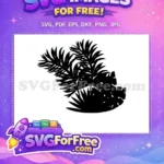 Free Tropical Leaves Free Floral Stamp Leaves Plant Free SVG - Instant Download