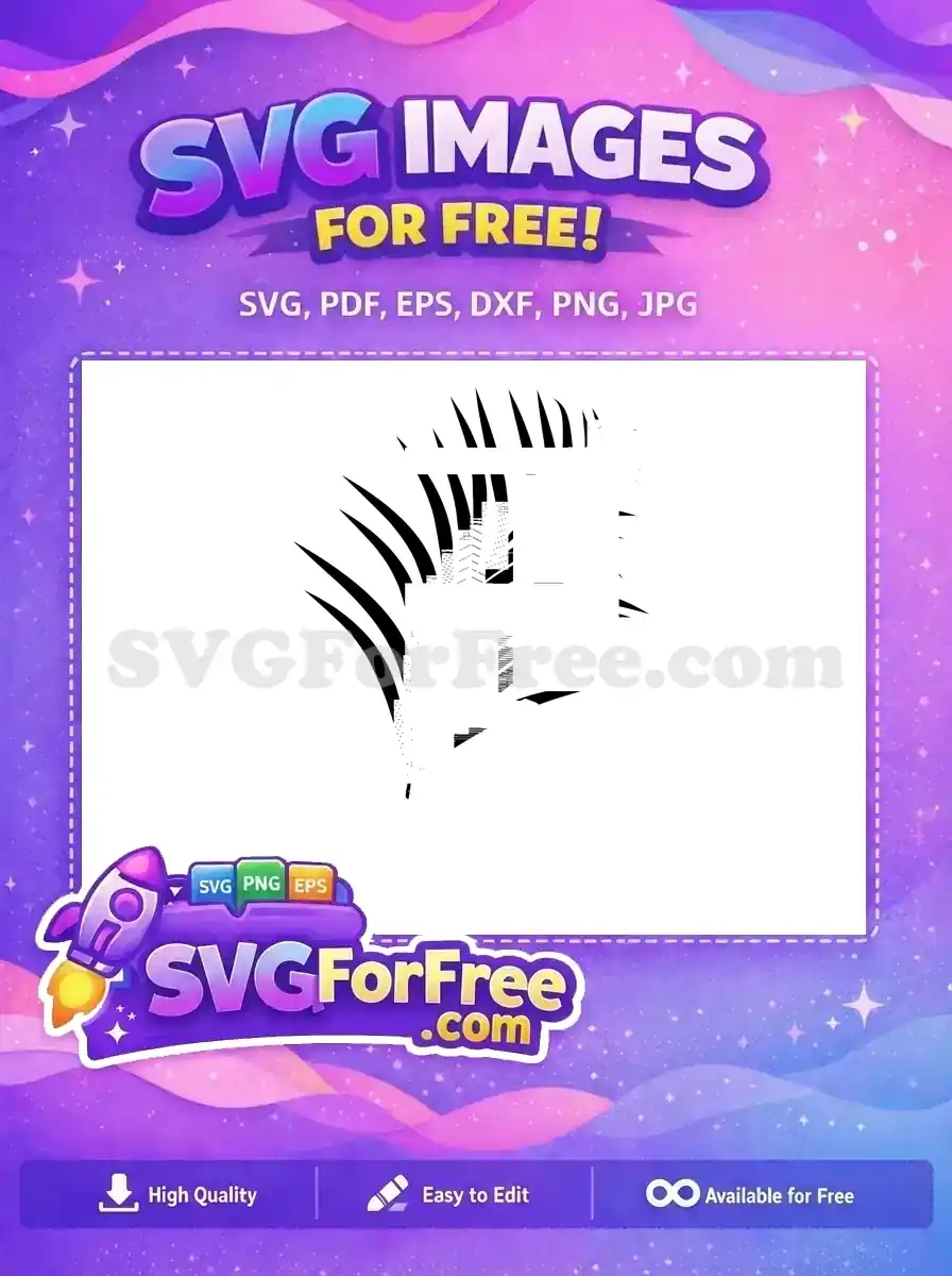 Free Detailed Stamp Free Black Leaves Silhouette Free SVG