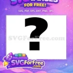 Free Question Mark Free Bold Star Wars Free SVG - Instant Download
