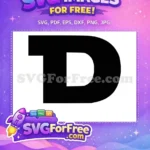 Free Bold Letter D Free Star Wars Font Free SVG - Instant Download