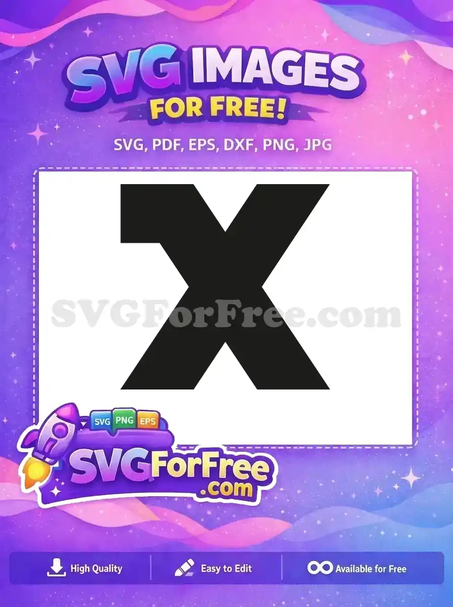 Free Black X Free Star Wars Font Free SVG