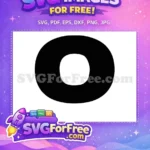 Free Black Letter O Free Star Wars Free SVG - Instant Download