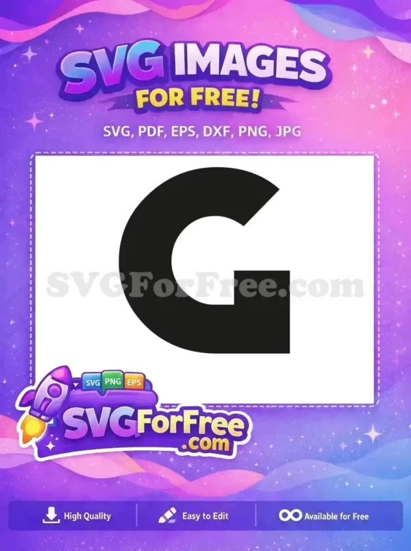 Free Letter G Free Star Wars Font Star Wars Free SVG