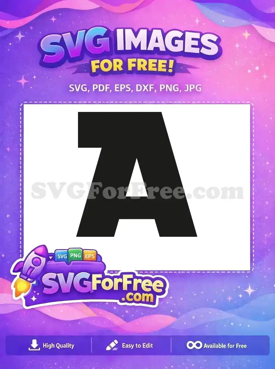Free Letter A Free Blocky Star Wars Free SVG