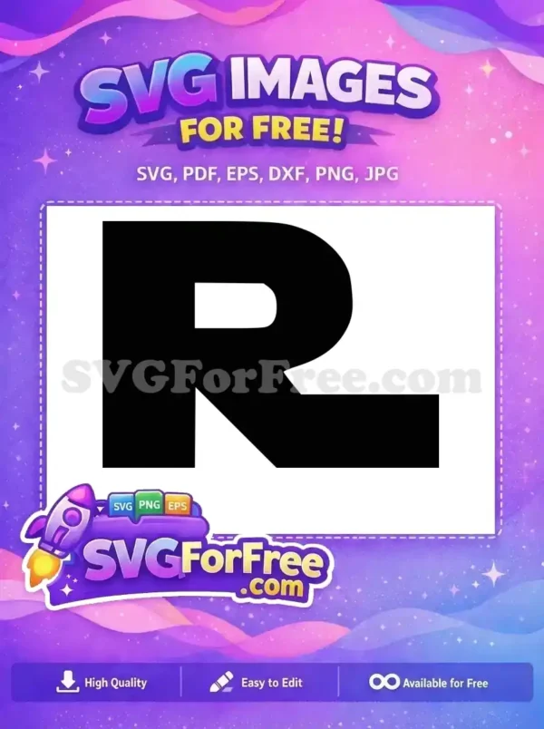 Free Letter R Free Star Wars Font Alphabet Free SVG