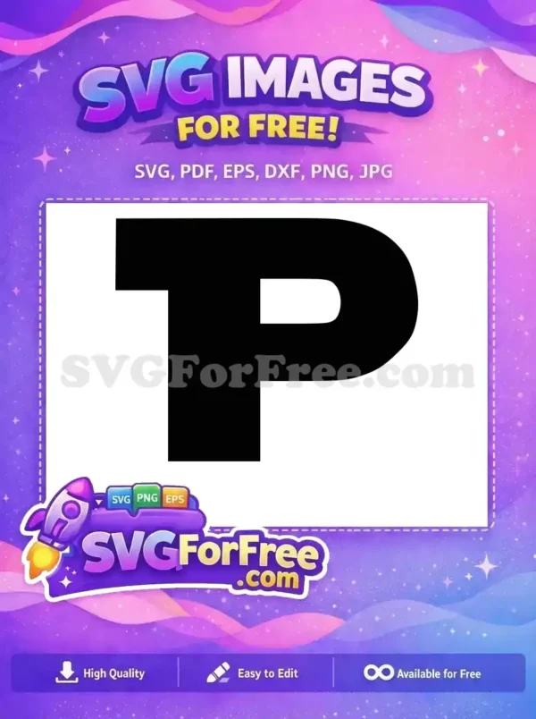 Free Letter P Free Star Wars Font Movie Free SVG 1