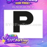 Free Letter P Free Star Wars Font Movie Free SVG 2 - Instant Download