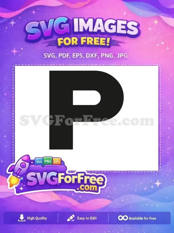 Free Letter P Free Star Wars Font Movie Free SVG 2