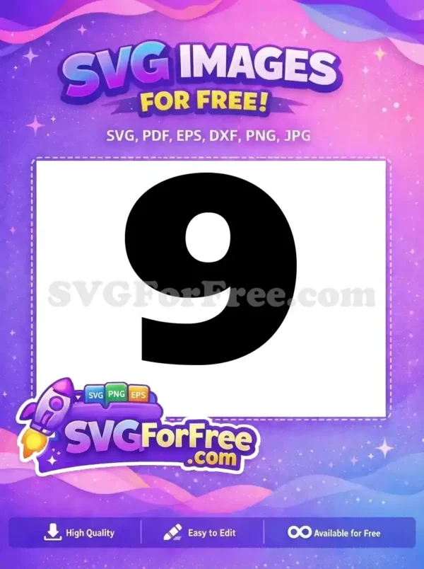 Free Number Nine Free Black Silhouette Star Wars Free SVG 1 Free Number Nine Free Black Silhouette Star Wars Free SVG 1