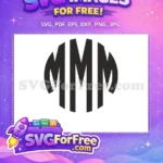 Free Monogram Initial Free Letter M Star Wars Free SVG - Instant Download