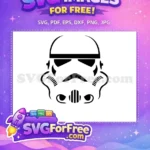 Free Helmet Detail Free Mask Detail Star Wars Free SVG 1 - Instant Download