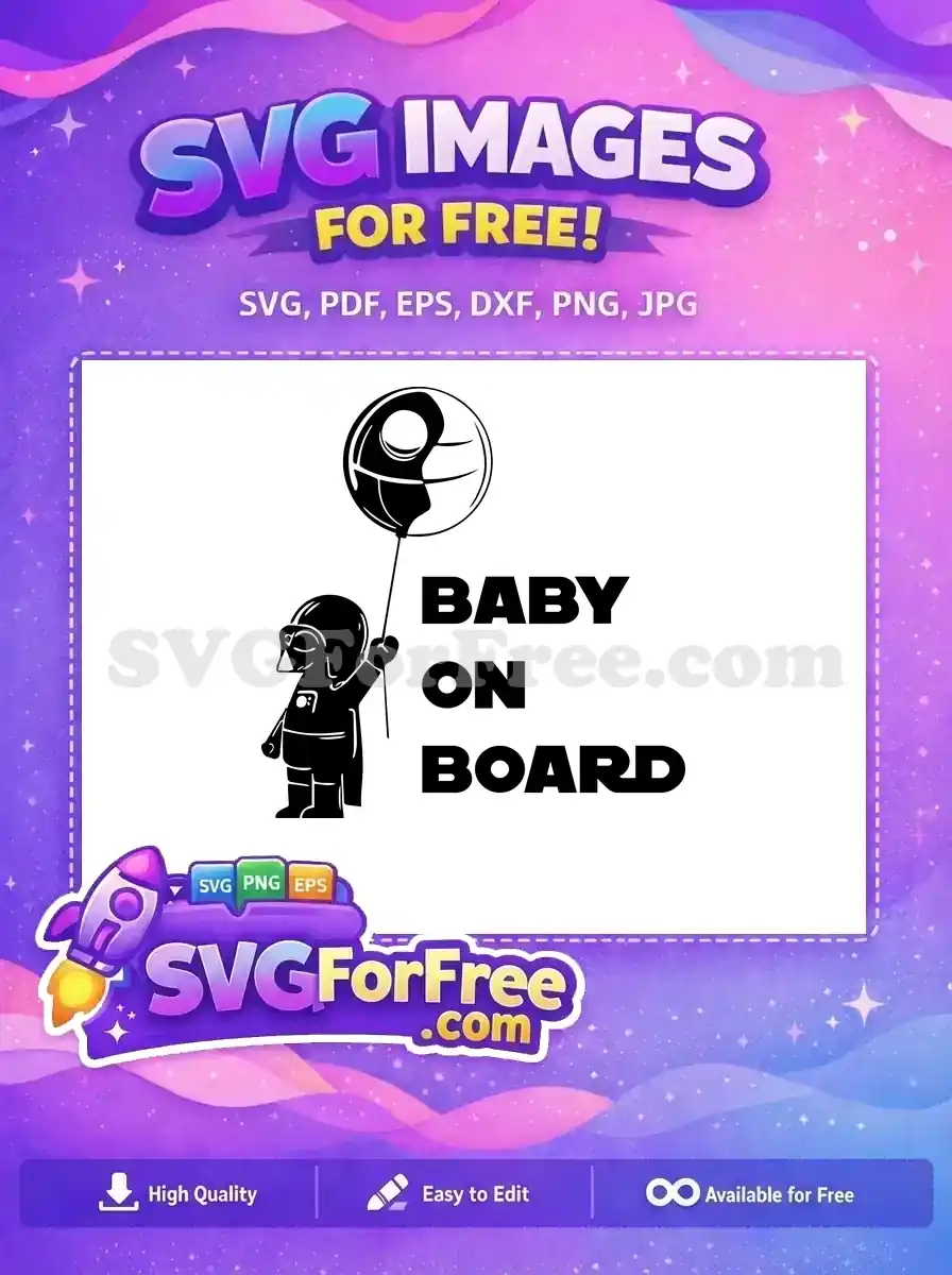 Free Darth Vader Holding Death Star Free Baby On Board Star Wars Free SVG