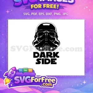 Free Black Helmet Free Dark Side Warrior Star Wars Free SVG