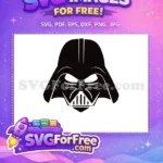 Free Dark Helmet Free Silhouette Star Wars Free SVG 1 - Instant Download