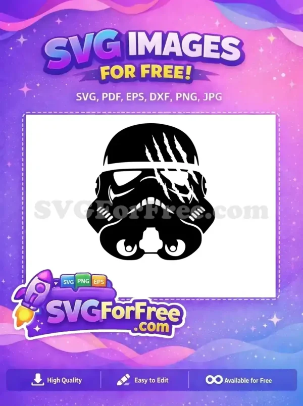 Free Damaged Helmet Free Claw Marks Star Wars Free SVG 1 Free Damaged Helmet Free Claw Marks Star Wars Free SVG 1
