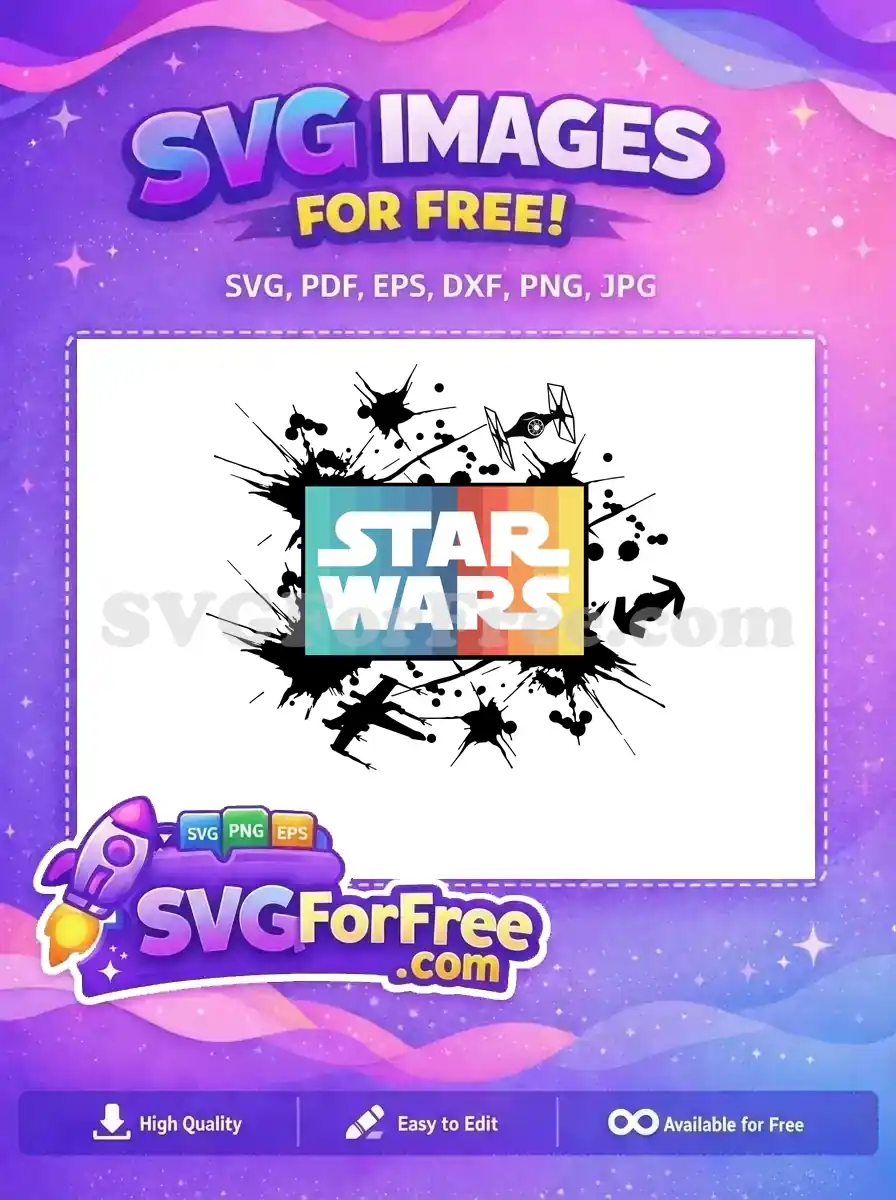 Free Tie Fighter Free X-Wing Star Wars Free SVG 1