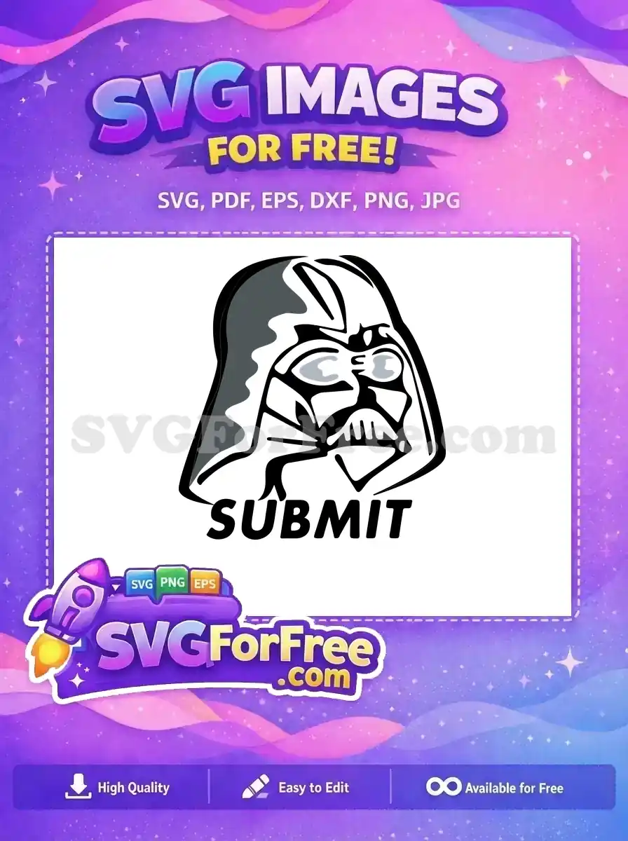 Free Masked Vader Free Dark Side Star Wars Free SVG