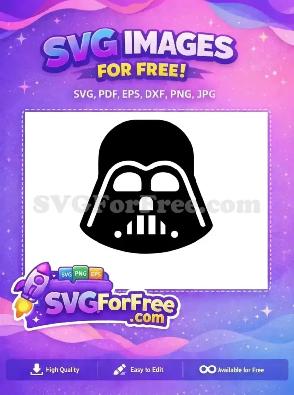 Free Dark Helmet Free Masked Darth Vader Star Wars Free SVG 2