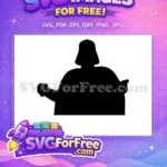Free Black Silhouette Free Dark Lord Star Wars Free SVG - Instant Download