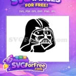 Free Black Helmet Free Mask Darth Vader Free SVG 1 - Instant Download